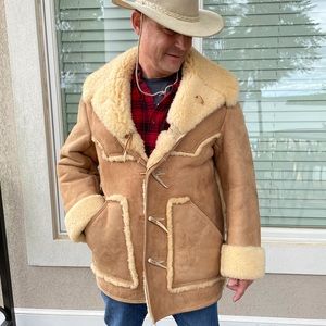 Vintage shearling Marlboro coat